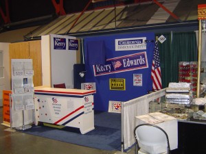 California Democratic Party's State Fair Booth 2004